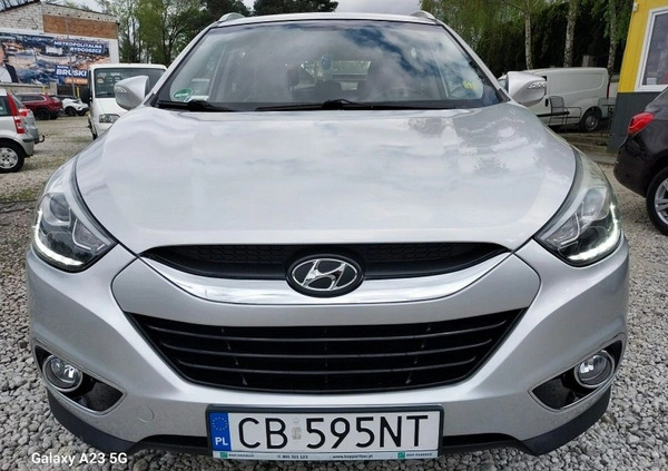 Hyundai ix35 cena 47400 przebieg: 168000, rok produkcji 2014 z Węgorzewo małe 67